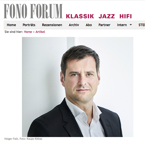 Holger Falk becomes Professor for art song and contemporary music at University of the Arts Graz (A) – Report FONO FORUM
