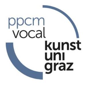 Applications for a university professorship at KUG Graz